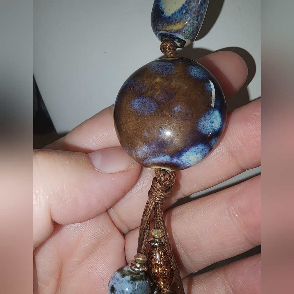 J.Jill Ceramic and Glass Tassel Necklace - Picture 10 of 10